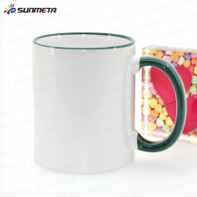 Sunmeta 11oz blank sublimation heat press ceramic color mug
